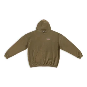 Φούτερ με κουκούλα και φαρδιά εφαρμογή «Khaki» 620973TKVI92463