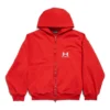 Φούτερ με κουκούλα και φερμουάρ Balenciaga x Under Armour «Red White» 803264TRVB86540