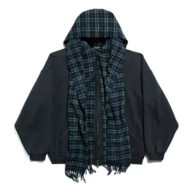 Φούτερ με κουκούλα και φερμουάρ Unity Sports Icon Oversized «Dark Blue» 794747TQVM24021