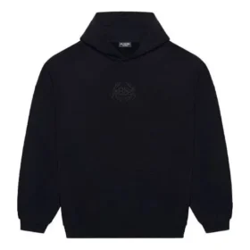 Φούτερ με κουκούλα και κεντημένο έμβλημα BB “Black” 620973TKV721069