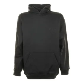 Φούτερ με κουκούλα και κεντημένο λογότυπο «Washed Black» 570811TKVB58190