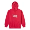 Φούτερ με κουκούλα και λογότυπο εδώ “Raspberry White” 651799-TKV83-6295