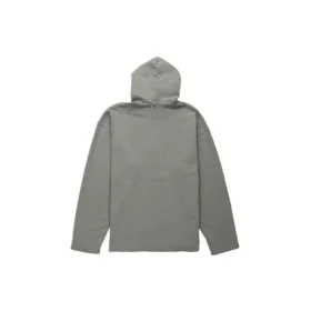 Φούτερ με κουκούλα και θολωμένο λογότυπο “Grey” 661711TKVD68174