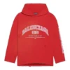 Φούτερ με κουκούλα Maison Balenciaga «Cardi Red» 670946-TLVJ3-6441