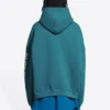 Φούτερ με κουκούλα Maison Balenciaga, φαρδιά γραμμή «Indigo» 674986TLVJ24480