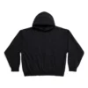 Φούτερ με κουκούλα, μεσαία εφαρμογή «Black Faded» 742603TOVF39034