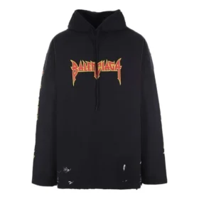 Φούτερ με κουκούλα Metallica Oversized Fit “Black Orange” 698083TMV891055