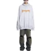 Φούτερ με κουκούλα Metallica Oversized Fit “Dirty White Orange” 697879TMV890901