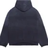 Φούτερ με κουκούλα No Comment, φαρδιά γραμμή «Navy Blue» 674986TLVG43967