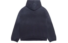 Φούτερ με κουκούλα No Comment, φαρδιά γραμμή «Navy Blue» 674986TLVG43967