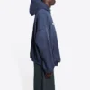 Φούτερ με κουκούλα No Comment, φαρδιά γραμμή «Navy Blue» 674986TLVG43967