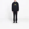 Φούτερ με κουκούλα Oversized Interlocked BB «Μαύρο-Κίτρινο» 578138TEV191361