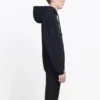 Φούτερ με κουκούλα Oversized Interlocked BB «Μαύρο-Κίτρινο» 578138TEV191361