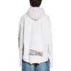 Φούτερ με κουκούλα Paris Upside Down Oversized “White” 698156TMVD19000