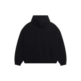 Φούτερ με κουκούλα Qixi Wide Fit “Black” 674986TLVC21070