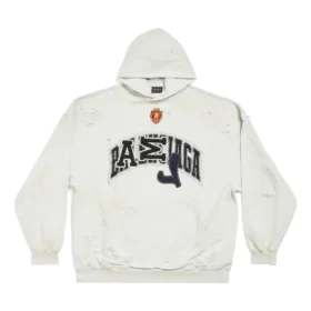 Φούτερ με κουκούλα Skater Oversized “White” 739024TOVN39012
