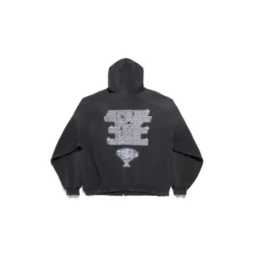 Φούτερ με κουκούλα Snbn «Black» 739024TQVE71083
