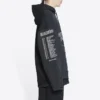 Φούτερ με κουκούλα Speed Hunters Upside Down Oversized «Black Faded» 698156TMVD11000