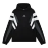 Φούτερ με κουκούλα Sporty B Tracksuit «Μαύρο Γκρι Λευκό» 675322TLVA31150