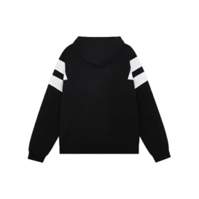Φούτερ με κουκούλα Sporty B Tracksuit «Μαύρο Γκρι Λευκό» 675322TLVA31150