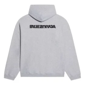 Φούτερ με κουκούλα Turn, φαρδιά εφαρμογή “Heather Grey Black” 674986TLVB41167