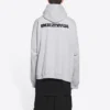 Φούτερ με κουκούλα Turn, φαρδιά εφαρμογή “Heather Grey Black” 674986TLVB41167