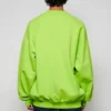 Φούτερ με λογότυπο σε αντίθεση “Lime” 671125TKVB57072