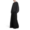 Φούτερ με τρύπες και στρογγυλό λαιμό, Oversized “Black Faded” 762718TPVD91055