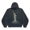 Φούτερ Paris Liberty με κουκούλα, Oversized “Μαύρο” 739024TQVS11083