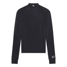 FW21 Αθλητικό Μακρυμάνικο Μαύρο με Στενή Γραμμή 6617534B0B11077