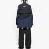 FW21 Μπουφάν Unisex με λογότυπα και ελεύθερη εφαρμογή, Ναυτικό Μπλε 663065TKO484063