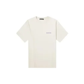 go Πολυτελές μπλουζάκι με στρογγυλό λαιμό, Unisex, βαμβακερό, κοντό μανίκι, λευκό 612966TIVG59055