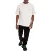 go Πολυτελές μπλουζάκι με στρογγυλό λαιμό, Unisex, βαμβακερό, κοντό μανίκι, λευκό 612966TIVG59055