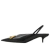 Γόβες BB Square Knife Slingback «Black» 691740WAWNC1088