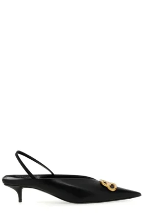 Γόβες BB Square Knife Slingback «Black» 691740WAWNC1088