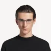 Γυαλιά ηλίου Editorial σε οβάλ σχήμα, σε ασημί χρώμα