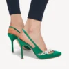 Γυναικεία Balenciaga | Manolo Blahnik σλιγκμπακ σε χρώμα χόρτου