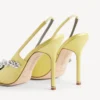 Γυναικεία Balenciaga | Manolo Blahnik σλιγκμπάκ σε χρώμα λάιμ