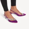Γυναικεία Balenciaga | Manolo Blahnik σλιπ-μπακ σε βιολετί