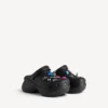Γυναικεία μούλα Crocs™ Jibbitz™ σε μαύρο χρώμα