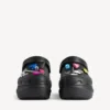 Γυναικεία μούλα Crocs™ Jibbitz™ σε μαύρο χρώμα