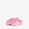 Γυναικεία Mules Crocs™ Jibbitz™ σε ανοιχτό ροζ