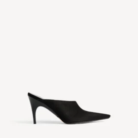 Γυναικεία Mules Duchesse σε μαύρο χρώμα