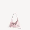 Γυναικεία τσάντα hobo Le City, μικρή, σε ροζ χρώμα «petal pink»