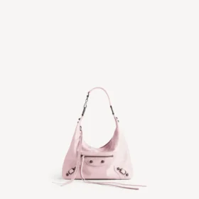 Γυναικεία τσάντα hobo Le City, μικρή, σε ροζ χρώμα «petal pink»
