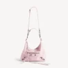 Γυναικεία τσάντα hobo Le City, μικρή, σε ροζ χρώμα «petal pink»