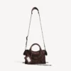 Γυναικεία τσάντα Le City Bag Mini σε ανοιχτό χρώμα εσπρέσο