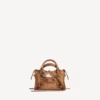 Γυναικεία τσάντα Le City Bag Mini σε καμηλό χρώμα