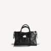 Γυναικεία τσάντα Le City, μικρό μέγεθος, σε μαύρο χρώμα