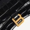 Γυναικεία τσάντα τύπου «Hourglass» XS σε μαύρο χρώμα